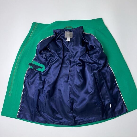 J. Crew Kelly Green Stadium Cloth Wool Coat - Picture 10 of 16